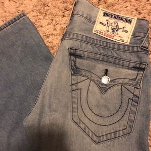 Men’s True Religion Slim Straight Blue Jeans